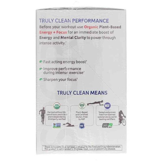Organic Plant-Based Energy + Focus, GOLS